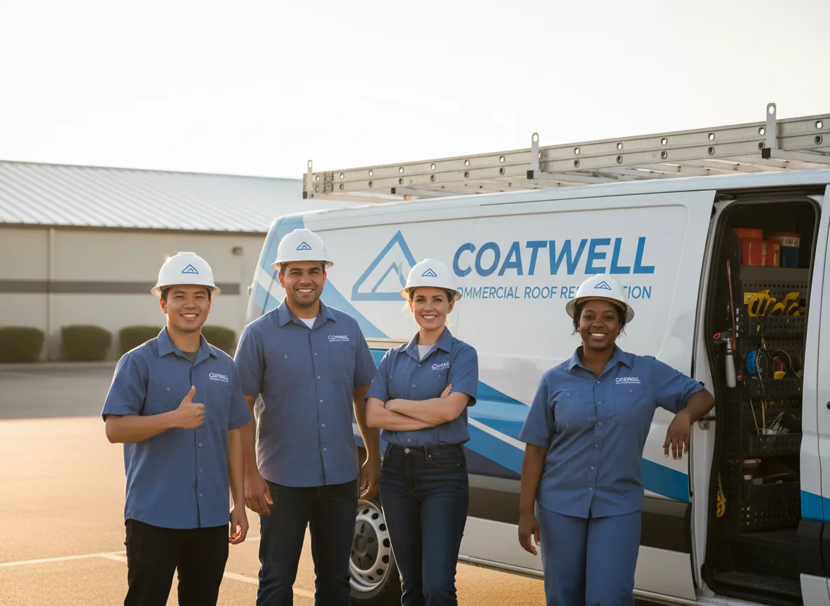 Commercial roof coating company in Fredericksburg, IA